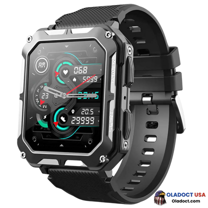 Pureroyi Military Smart Watch For Men Black