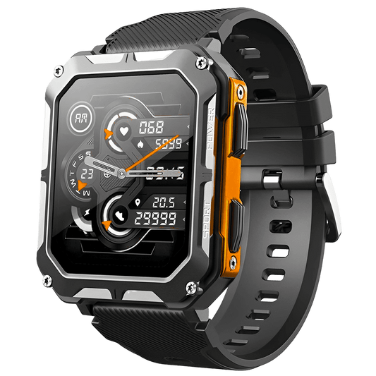 Pureroyi Military Smart Watch For Men Orange