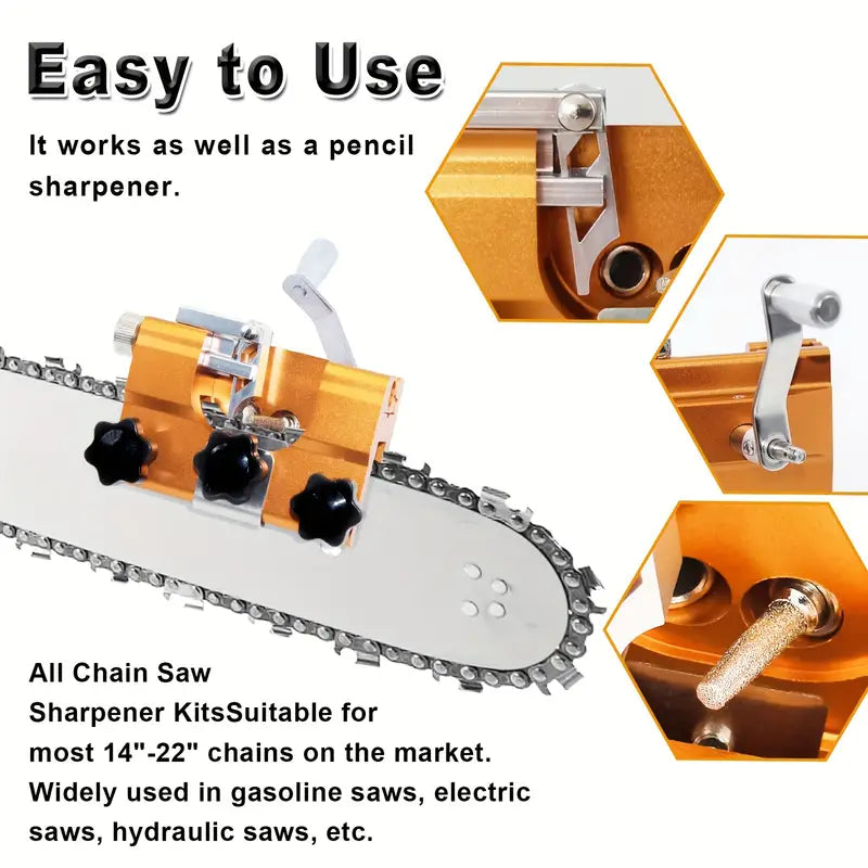 Chainsaw Chain Sharpening Jig