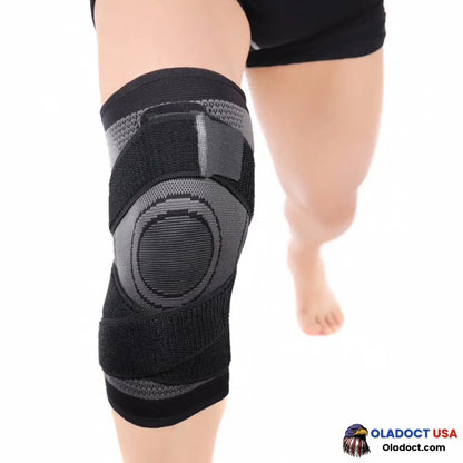 Sale - 360 Compression Knee Brace Black / S