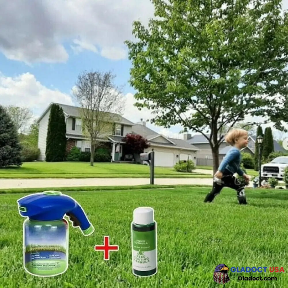 Sale Green Grass & Pest Control Lawn Spray 1 Liquid + Pot