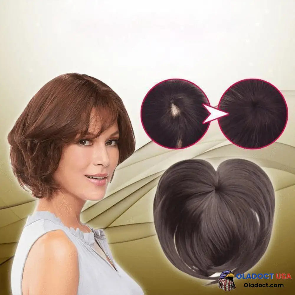 Sale Short Natural Hair Toppers With Bangs