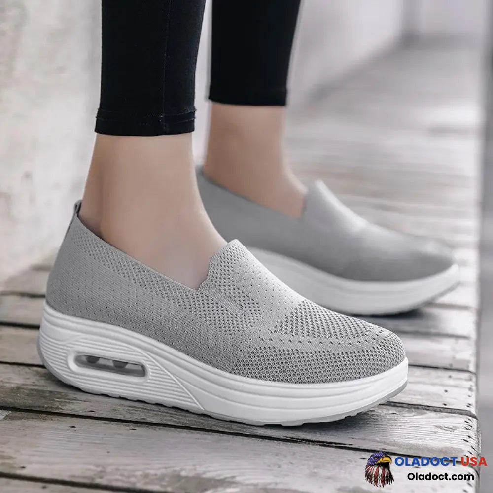 Sale Women Slip-On Light Air Cushion Orthopedic Sneakers