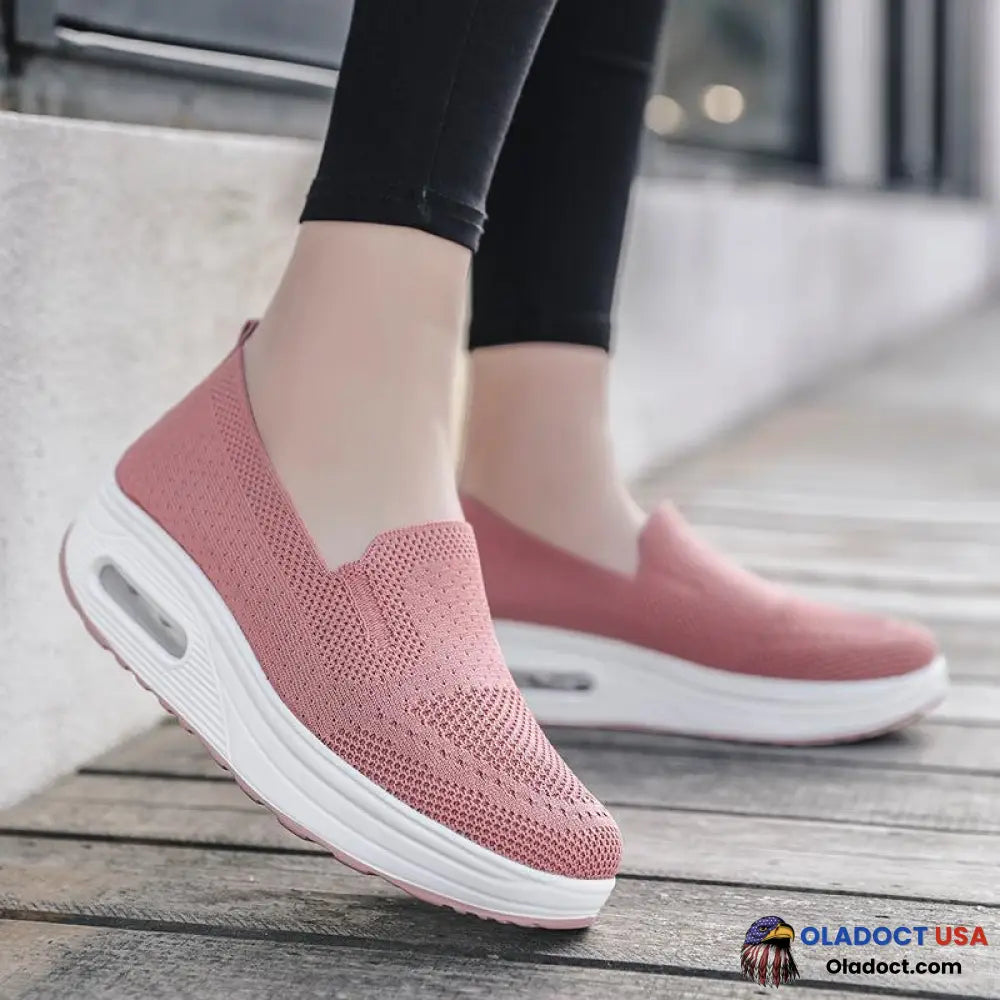 Sale Women Slip-On Light Air Cushion Orthopedic Sneakers