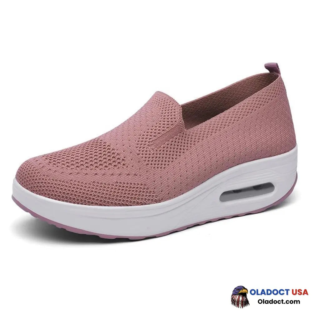 Sale Women Slip-On Light Air Cushion Orthopedic Sneakers Pink / 3