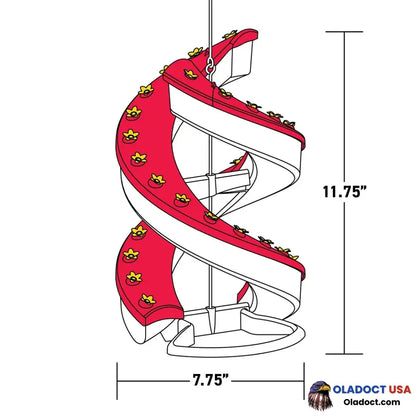 Sherem Dna Helix Hummingbird Feeder