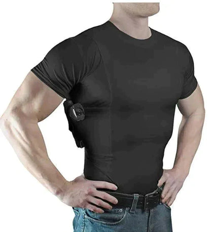 Men/Womens Concealed Carry T-Shirt Holster Black / S