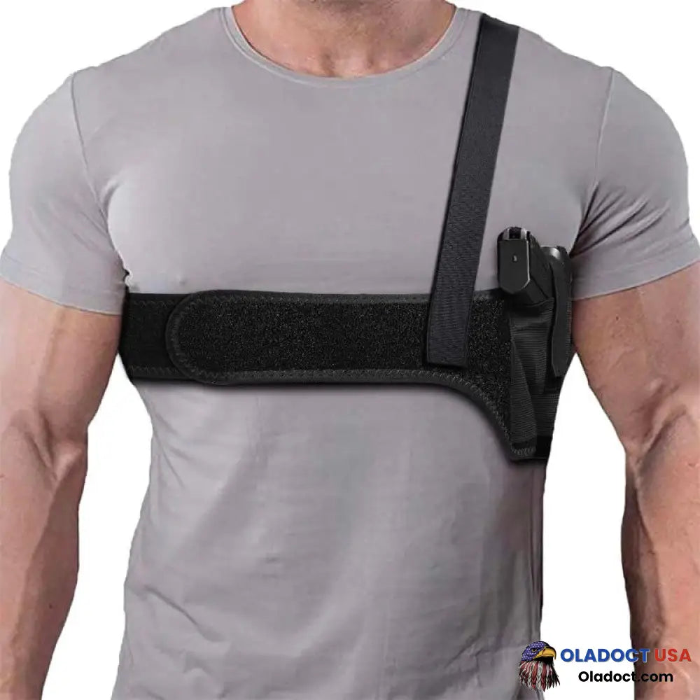 Shoulder Holster For Concealed Carry Left Hand Draw / Up To 45 Chest