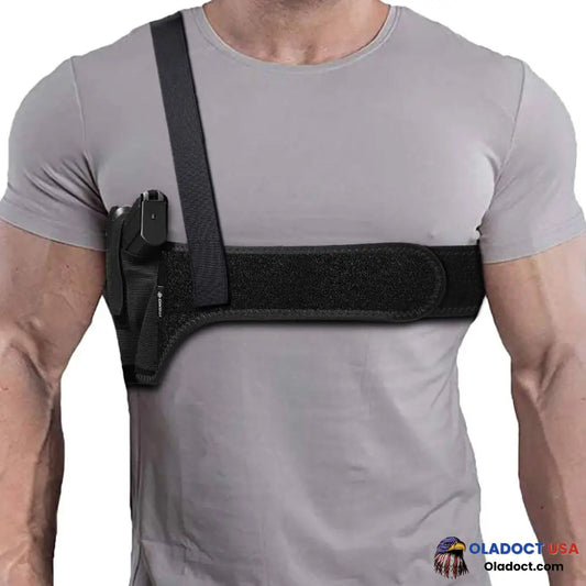 Shoulder Holster For Concealed Carry Right Hand Draw / Up To 45 Chest