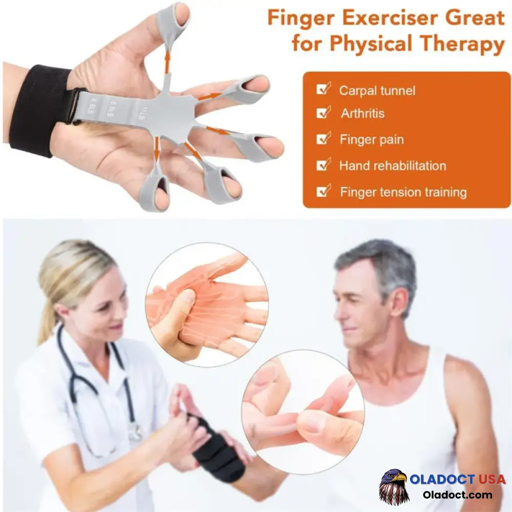 Silicone Grip Device Finger Exercise Stretcher