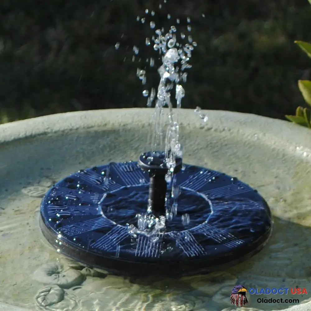 Solar Powered Water Fountain