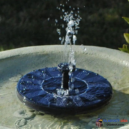 Solar Powered Water Fountain