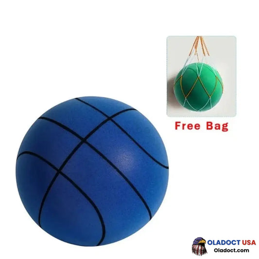 The Handleshh Silent Basketball Blue / 18Cm (For 3-6 Years Old) Mesh Bag