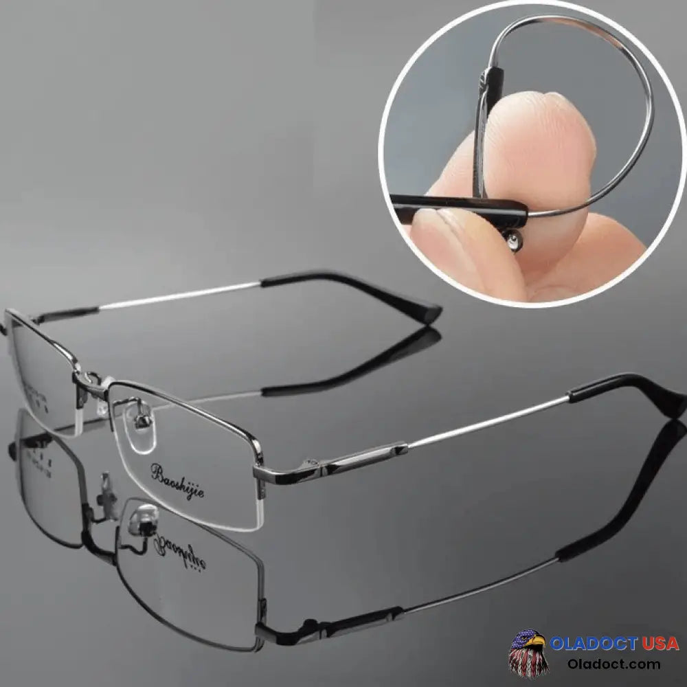 Titanium Progressive Far And Near Dual-Use Reading Glasses