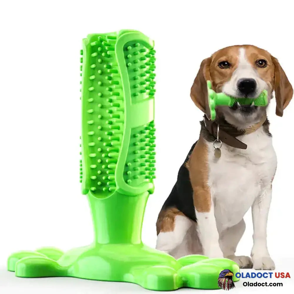 Toothyfun Dog Toothbrush Green / Small