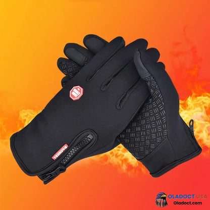 Ultimate Waterproof & Windproof Thermal Gloves Black / S Business Industrial