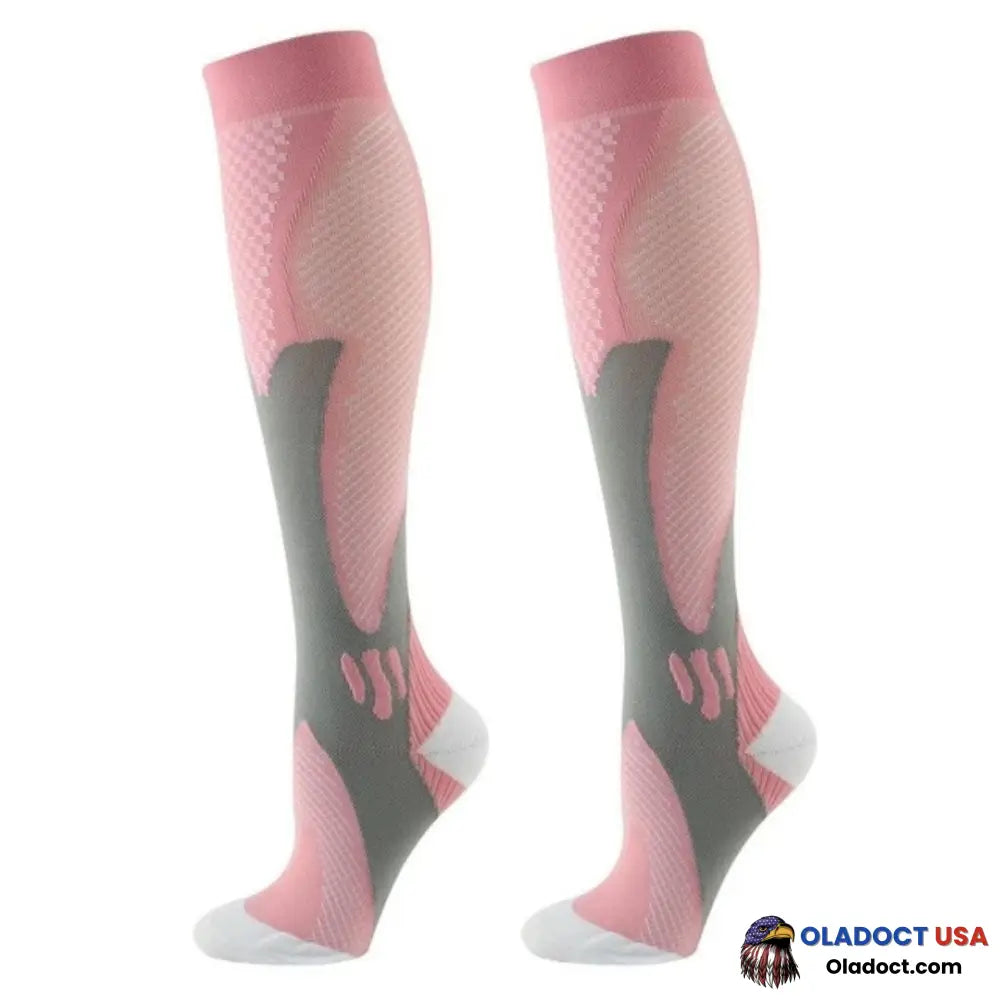 Vero Medic Compression Socks Us 1 Pink Pair / S/M