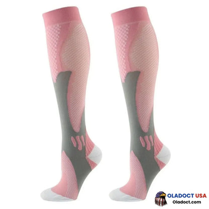 Vero Medic Compression Socks Us 1 Pink Pair / S/M