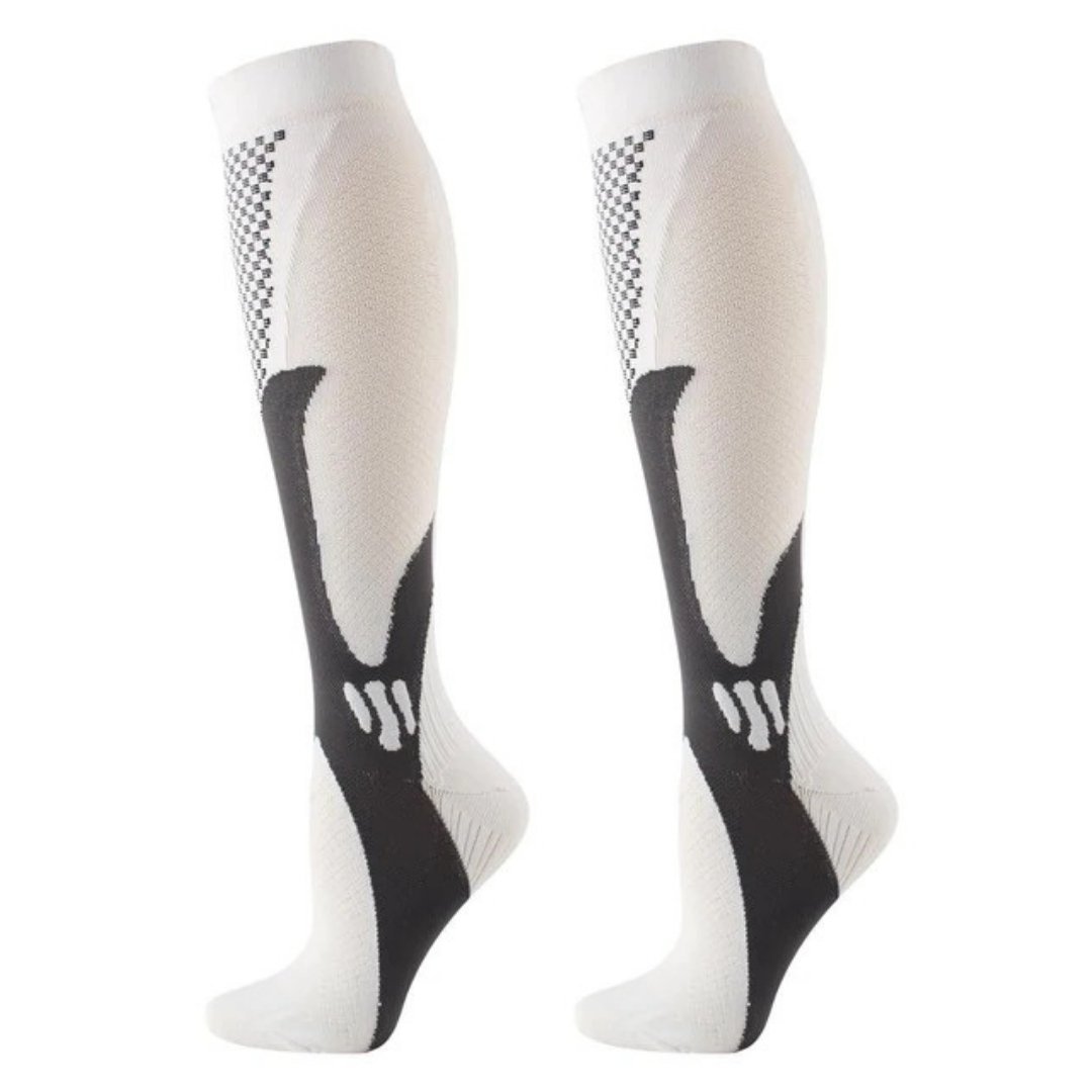 Vero Medic Compression Socks Us 1 White Pair / S/M