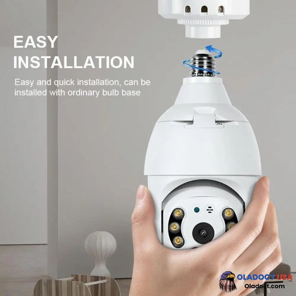 Wireless Wifi Light Bulb Camera