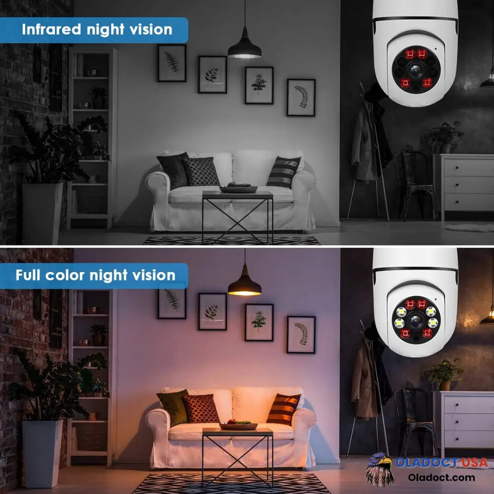 Wireless Wifi Light Bulb Camera