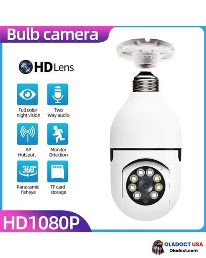 Wireless Wifi Light Bulb Camera